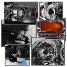Load image into Gallery viewer, Spyder Ford Mustang 99-04 Projector Headlights LED Halo Chrome High H1 Low H1 PRO-YD-FM99-1PC-AM-C
