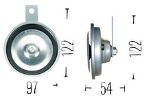 Load image into Gallery viewer, Hella Universal High-Tone Disc Horn 12V 400Hz (002952013 = 002952011)
