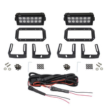 Load image into Gallery viewer, Westin HDX Flush Mount B-FORCE LED Light Kit (Set of 2) w/wiring harness - Black
