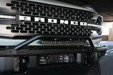 Load image into Gallery viewer, DV8 Offroad 2021-2022 Ford Bronco (Not For Factory Plastic Bumper) Factory Bumper Bull Bar - Black
