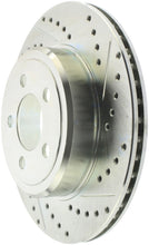 Load image into Gallery viewer, StopTech Select Sport 2011-2012 Dodge Challenger RT Drilled and Slotted Rear Left Brake Rotor
