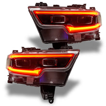 Load image into Gallery viewer, Oracle 19-21 RAM 1500 Headlight DRL Upgrade Kit Proj. LED - ColorSHIFT RGBW+A w/ Simple Controller
