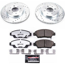 Load image into Gallery viewer, Power Stop 15-19 Honda Fit Front Z26 Street Warrior Brake Kit
