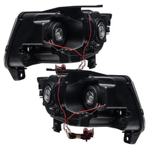 Load image into Gallery viewer, Oracle 11-13 Jeep Grand Cherokee Pre-Assembled Halo Headlights (Non HID) Chrome - Blue
