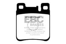 Load image into Gallery viewer, EBC 05-06 Chrysler Crossfire 3.2 SRT6 Bluestuff Rear Brake Pads
