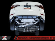 Load image into Gallery viewer, AWE Tuning 18-21 Volkswagen Jetta GLI Mk7 Track Edition Exhaust - Diamond Black Tips (Fits OEM DP)
