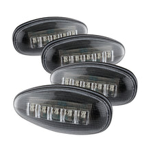 Load image into Gallery viewer, Xtune Chevy Silverado 99-13 Dually 2 Red LED+2 Amber LED Side Fender Lights Clear ACC-LED-GMD99-SL-C
