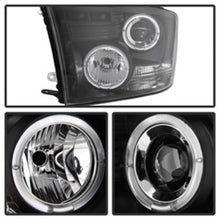 Load image into Gallery viewer, Spyder Dodge Ram 1500 09-14 10-14 Projector Headlights Halogen- LED Halo LED - Blk PRO-YD-DR09-HL-BK
