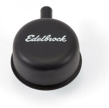 Load image into Gallery viewer, Edelbrock Round Cap w/ Nipple Black
