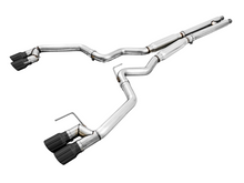 Load image into Gallery viewer, AWE Tuning 2018+ Ford Mustang GT (S550) Cat-back Exhaust - Track Edition (Quad Diamond Black Tips)
