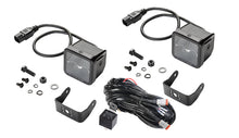 Load image into Gallery viewer, Hella Universal Black Magic 2.7in L.E.D. Cube Kit - Flood Beam
