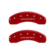 Load image into Gallery viewer, MGP 4 Caliper Covers Engraved Front &amp; Rear With out stripes/Journey Yellow finish black ch
