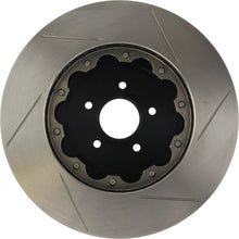 Load image into Gallery viewer, StopTech 09-11 Nissan GT-R Front Right Slotted Bare Iron 380x34mm Aero-Rotor Kit
