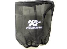Load image into Gallery viewer, K&amp;N Universal Precharger Round Tapered Air Filter Wrap Black 7.5in Base ID x 7in Top ID x 8in Height
