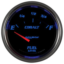 Load image into Gallery viewer, Autometer Cobalt 66.7mm 0-90 ohms Fuel Level Gauge

