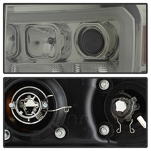 Load image into Gallery viewer, Spyder GMC Sierra 1500/2500/3500 07-13 V2 Projector Headlights - Smoke PRO-YD-GS07V2-LBDRL-SM

