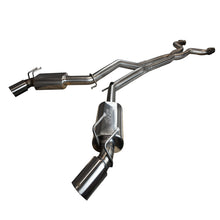 Load image into Gallery viewer, Kooks 10-15 Chevy Camaro SS/ZL1/1LE w/o Ground Effects 3in Green Catted Exhaust w/ X-Pipe

