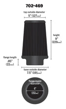 Load image into Gallery viewer, Airaid Universal Air Filter - Cone 6 x 7 1/4 x 5 x 9 - Blue SynthaMax
