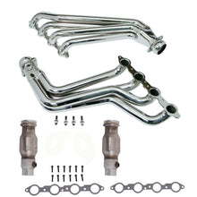 Load image into Gallery viewer, BBK 10-15 Camaro LS3 L99 Long Tube Exhaust Headers With Converters - 1-3/4 Chrome
