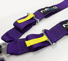 Load image into Gallery viewer, NRG SFI 16.1 5PT 3in. Seat Belt Harness / Cam Lock - Purple
