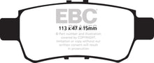 Load image into Gallery viewer, EBC 05-10 Honda Odyssey 3.5 Greenstuff Rear Brake Pads (For 11.7in. Rotors)
