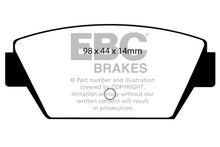 Load image into Gallery viewer, EBC 93-94 Eagle Talon 1.8 Greenstuff Rear Brake Pads
