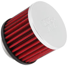 Load image into Gallery viewer, K&amp;N 1.375 inch ID 3 inch OD 2.5 inch H Clamp On Crankcase Vent Filter
