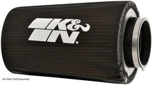 Load image into Gallery viewer, K&amp;N Round Tapered Drycharger Air Filter Wrap 8in B ID x 6.625in T ID x 10.5in H
