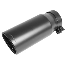 Load image into Gallery viewer, MagnaFlow Tip Stainless Black Coated Single Wall Round Single Outlet 6in Dia 5in Inlet 13in L
