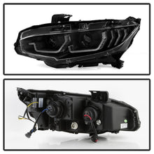 Load image into Gallery viewer, Spyder Honda Civic 16- 2DR/4DR/Hatchback Projector Headlights - Black PRO-YD-HC16SI-SEQGR-BK
