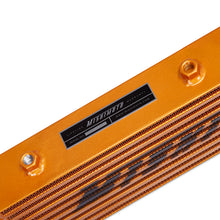 Load image into Gallery viewer, Mishimoto Universal Gold Z Line Intercooler  Overall Size: 28x8x3 Core Size: 21x6x2.5 Inlet / Outlet
