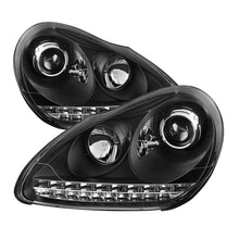 Load image into Gallery viewer, Spyder Porsche Cayenne 03-06 Projector Xenon/HID Model- DRL LED Blk PRO-YD-PCAY03-HID-DRL-BK
