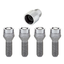 Load image into Gallery viewer, McGard Wheel Lock Bolt Set - 4pk. (Cone Seat) M14X1.5 / 19mm Hex / 31.0mm Shank Length - Chrome

