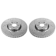Load image into Gallery viewer, Power Stop 2000 Volvo V70 Front Evolution Drilled &amp; Slotted Rotors - Pair
