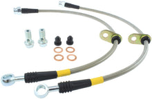 Load image into Gallery viewer, StopTech 06-14 Honda Ridgeline Stainless Steel Front Brake lines
