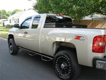 Load image into Gallery viewer, N-Fab Nerf Step 07-13 Chevy-GMC 2500/3500 Ext. Cab 6.5ft Bed - Gloss Black - Bed Access - 3in

