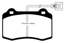 Load image into Gallery viewer, EBC 03-07 Volvo S60 2.5 Turbo R Greenstuff Rear Brake Pads
