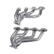 Load image into Gallery viewer, BBK 16-20 Chevrolet Camaro SS 6.2L Shorty Tuned Length Exhaust Headers - 1-3/4in Silver Ceramic
