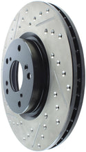 Load image into Gallery viewer, StopTech 02-06 Acura RSX Type S / 06-09 Honda Civic Si Slotted &amp; Drilled Right Front Rotor
