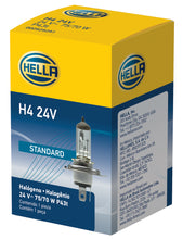 Load image into Gallery viewer, Hella H4 24V 75/70W P43t T4.625 Halogen Bulb (Min Order Qty 10)
