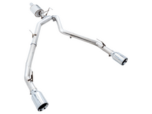 Load image into Gallery viewer, AWE Tuning 09-18 RAM 1500 5.7L (w/Cutouts) 0FG Dual Rear Exit Cat-Back Exhaust - Chrome Silver Tips
