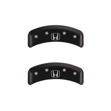 Load image into Gallery viewer, MGP 4 Caliper Covers Engraved Front Honda Engraved Rear H Logo Red finish silver ch
