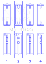 Load image into Gallery viewer, King Buick 90-96 L27 V6 Main Bearing Set
