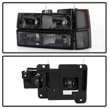 Load image into Gallery viewer, Xtune Chevy Suburban 94-98 Headlights w/ Corner &amp; Parking Lights 8pcs Smoked HD-JH-CCK88-AM-SM-SET
