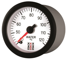 Load image into Gallery viewer, Autometer Stack 52mm 40-120 Deg C 1/8in NPTF Male Pro Stepper Motor Water Temp Gauge - White
