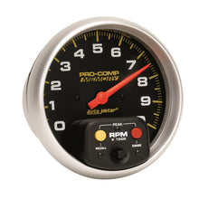 Load image into Gallery viewer, Autometer Pro-Comp 5 inch 10K RPM with Peak Memory  In-Dash Tachometer
