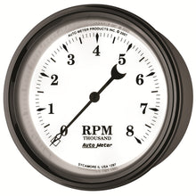 Load image into Gallery viewer, AutoMeter Gauge Tachometer 3-3/8in. 8K RPM In-Dash Old Tyme White II
