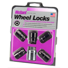 Load image into Gallery viewer, McGard Wheel Lock Nut Set - 5pk. (Cone Seat) M12X1.5 / 3/4 Hex / 1.46in. Length - Black

