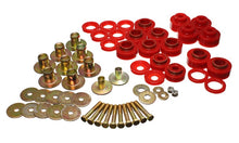 Load image into Gallery viewer, Energy Suspension 68-72 Chevy Chevelle/Monte Carlo/Malibu/El Camino Red Body Mount Set
