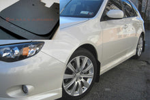 Load image into Gallery viewer, Rally Armor 08-10 Subaru WRX (Hatch &amp; Sedan) / 08-11 Impreza 2.5i Basic Black Mud Flap w/ Black Logo
